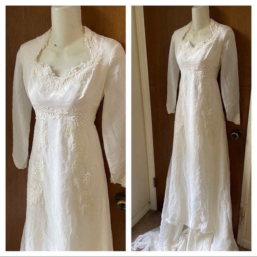 Emma regency gown white 60s